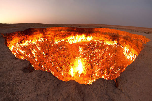 Pozo de Darvaza, Turkmenistán