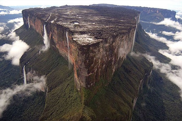 El monte de Roraima, en Brasil.