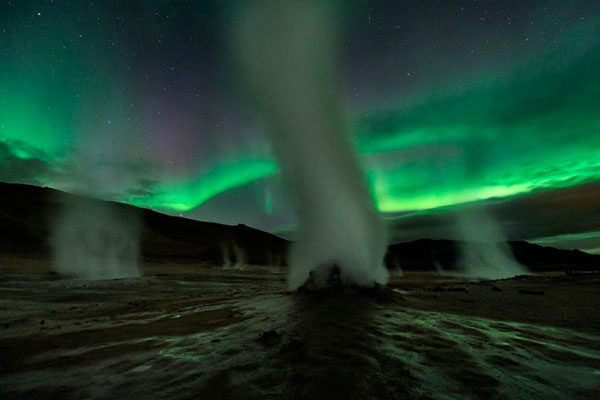 Torres de vapor en Islandia