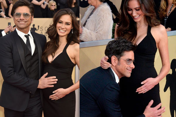 John Stamos y Caitlin McHugh