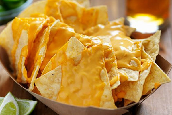 Nachos con queso
