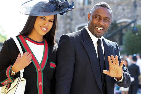 Sabrina Dhowre y Idris Elba