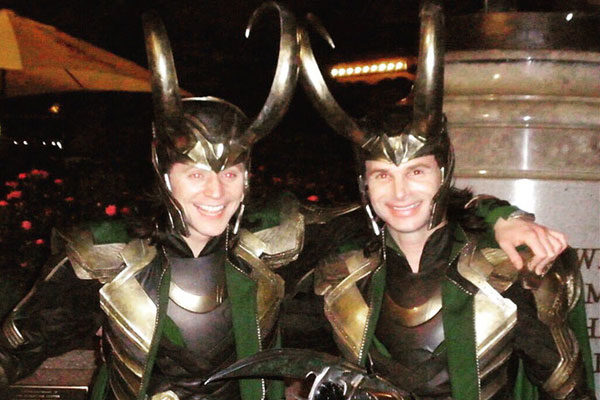 Tom Hiddleston y Paul Lacovara