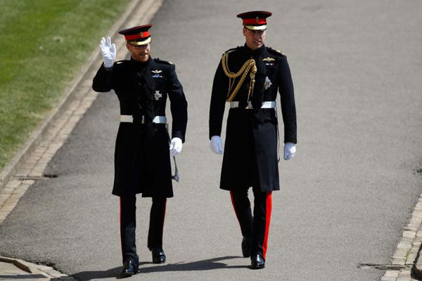 El príncipe Harry y el Duque de Cambridge