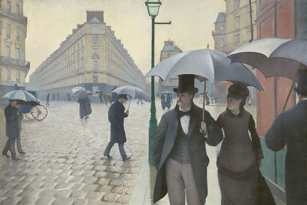 Paris Street; Rainy Day por Gustave Caillebotte
