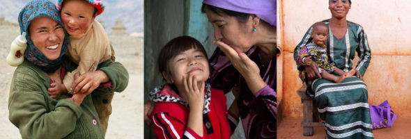 Fotos que nos muestran el vínculo entre madres y sus hijos alrededor del mundo
