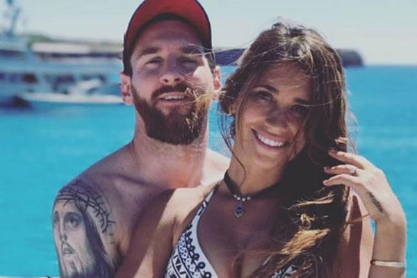 Antonella Roccuzzo esposa de Lionel Messi