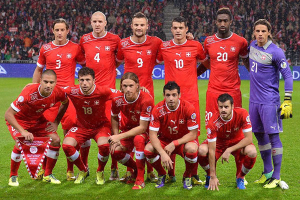 La selección nacional de Suiza