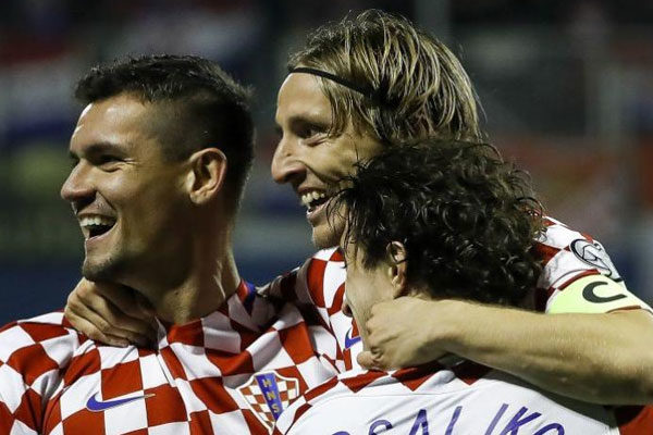 La selección de Croacia