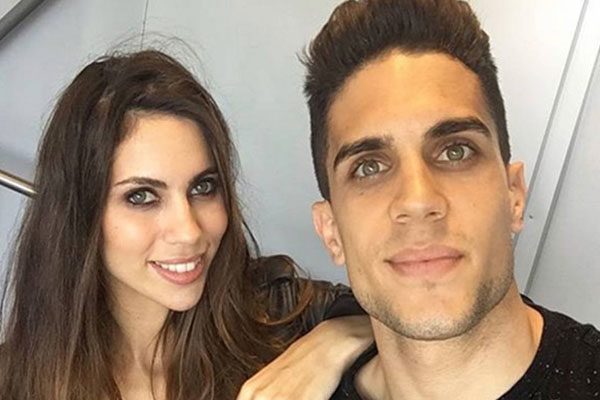 Melissa Jiménez esposa de Marc Bartra