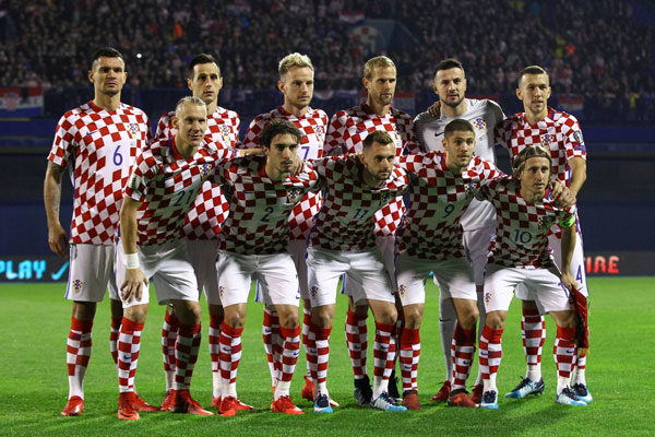 La selección nacional de Croacia