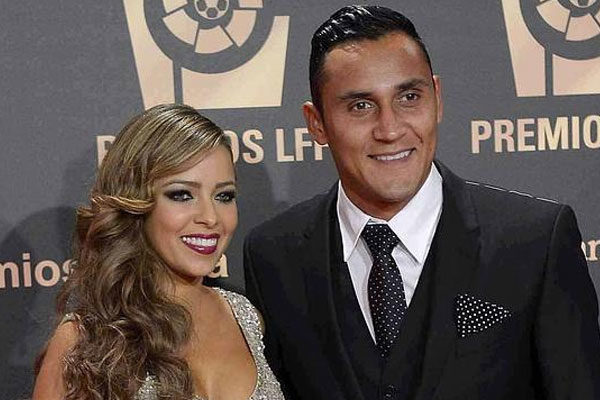 Andrea Salas esposa de Keylor Navas