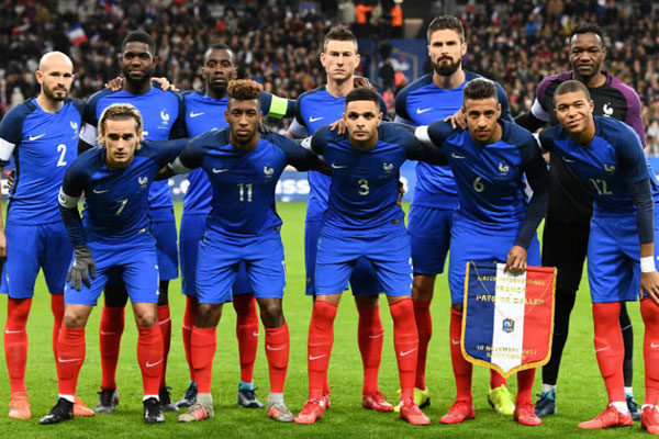 La selección de Francia