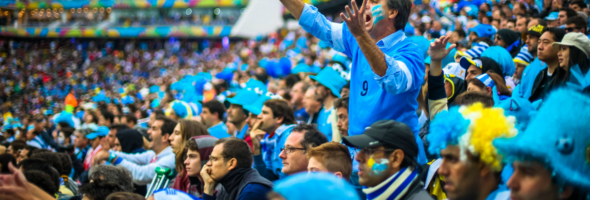 Así se hace sentir el hincha uruguayo en Ekaterimburgo