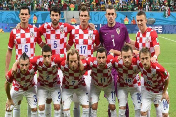 El equipo nacional de Croacia
