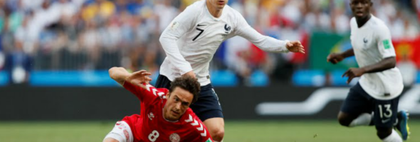 Resultado del partido Dinamarca vs Francia, Mundial Rusia 2018