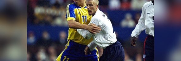 Divertida apuesta entre Zlatan Ibrahimovic y David Beckham por el Inglaterra vs Suecia