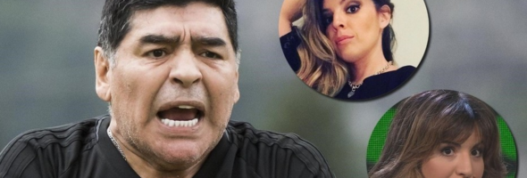 Maradona causa polémica por los gestos contra sus hijas
