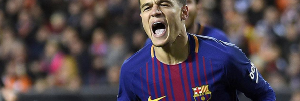 Coutinho podrá jugar como comunitario la Supercopa