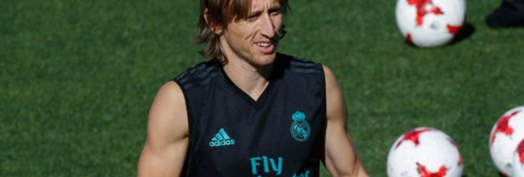 Modric llegó a Madrid