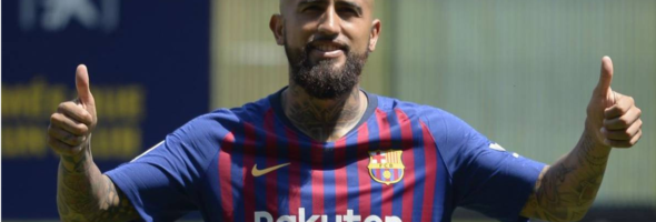 Arturo Vidal cierra contrato con el FC Barcelona