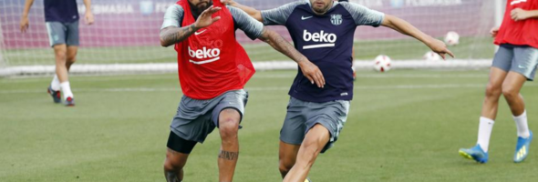 Arturo Vidal inicia con el pie derecho en el FC Barcelona