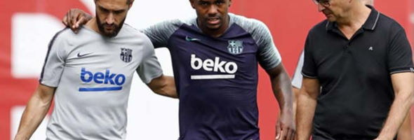 ¡Malcom se lesiona durante el entrenamiento!