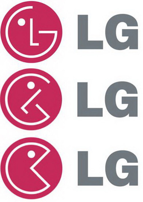El logotipo de LG se transforma en Pacman en dos pasos