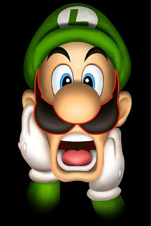 El bigote de Luigi parece un sexy sujetador