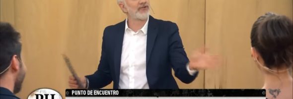Andy Kusnetzoff y Martín Bossi y un polémico cruce durante la emisión de Podemos Hablar