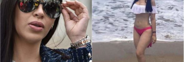 Emma Coronel esposa del Chapo Guzmán, demostró que no está dispuesta a escuchar lo que dicen de su esposo
