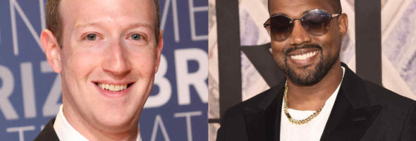 Kanye West y Mark Zuckerberg pasan una divertida velada cantando juntos