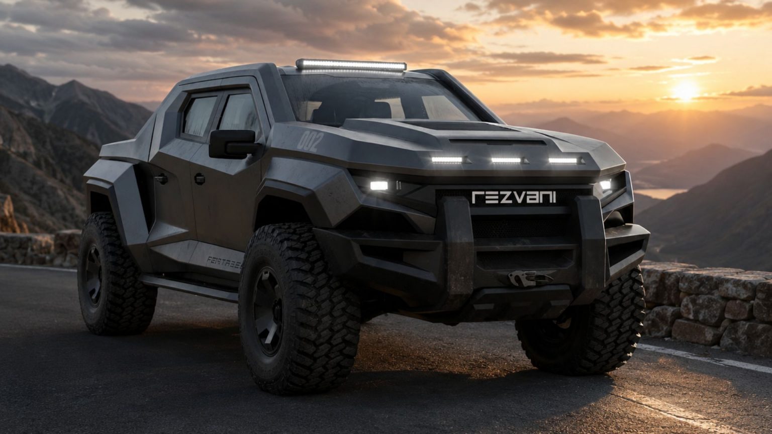 Rezvani Fortress pickup blindada basada en una Ford Raptor